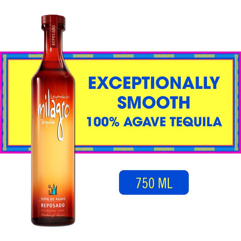 slide 2 of 8, Milagro Reposado Tequila - 750ml Bottle, 750 ml