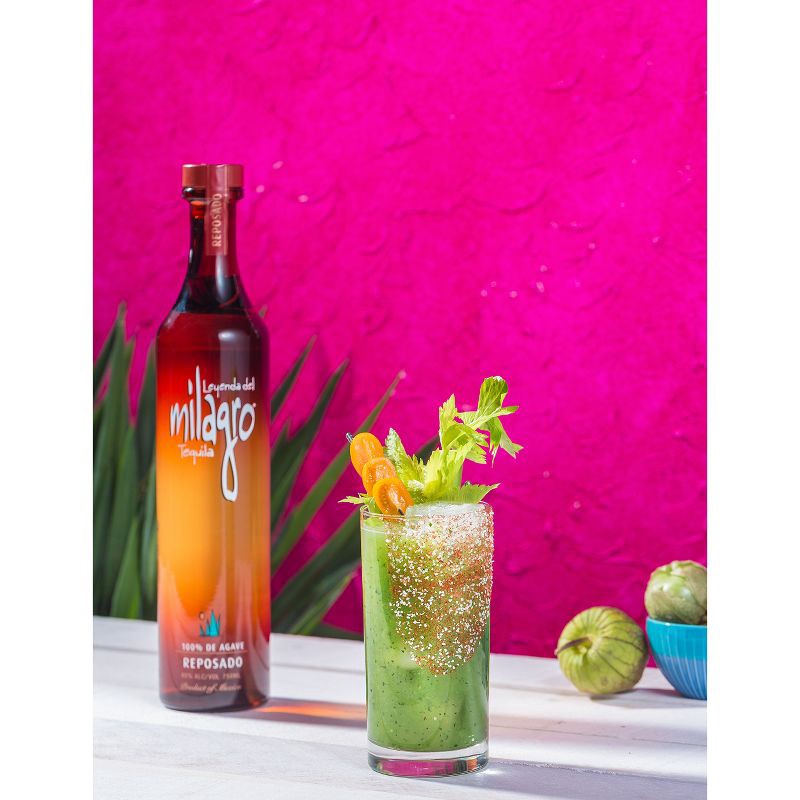 slide 5 of 8, Milagro Reposado Tequila - 750ml Bottle, 750 ml