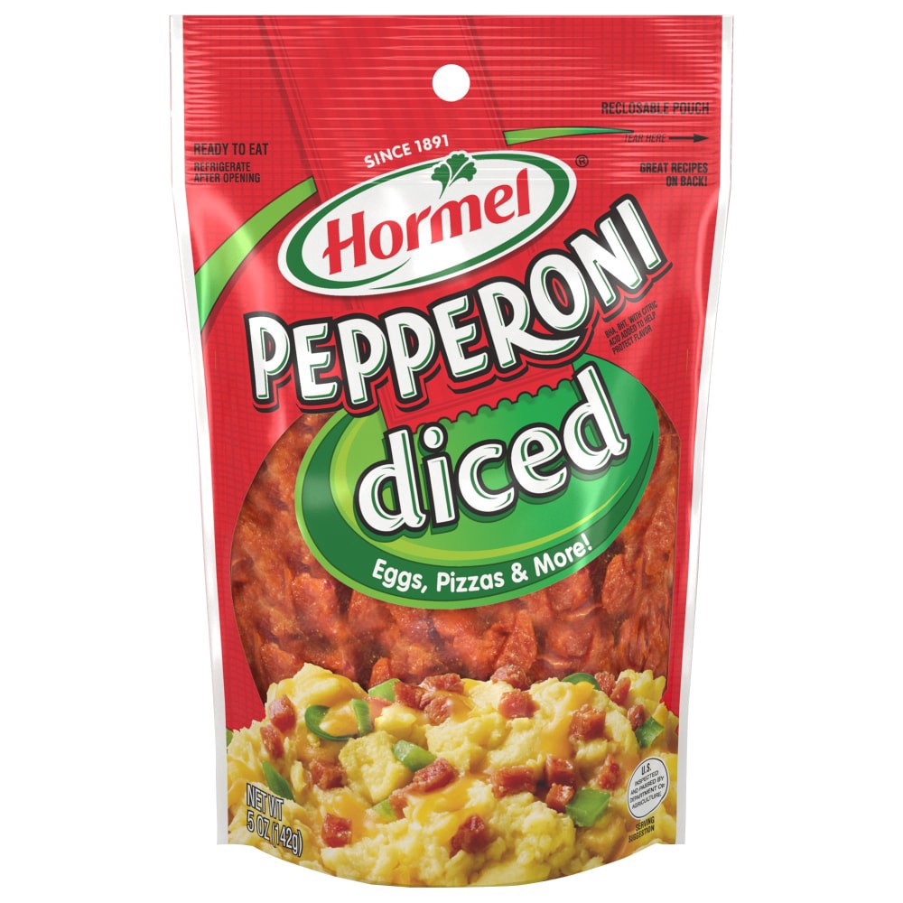 slide 1 of 2, Hormel Diced Pepperoni, 5 oz