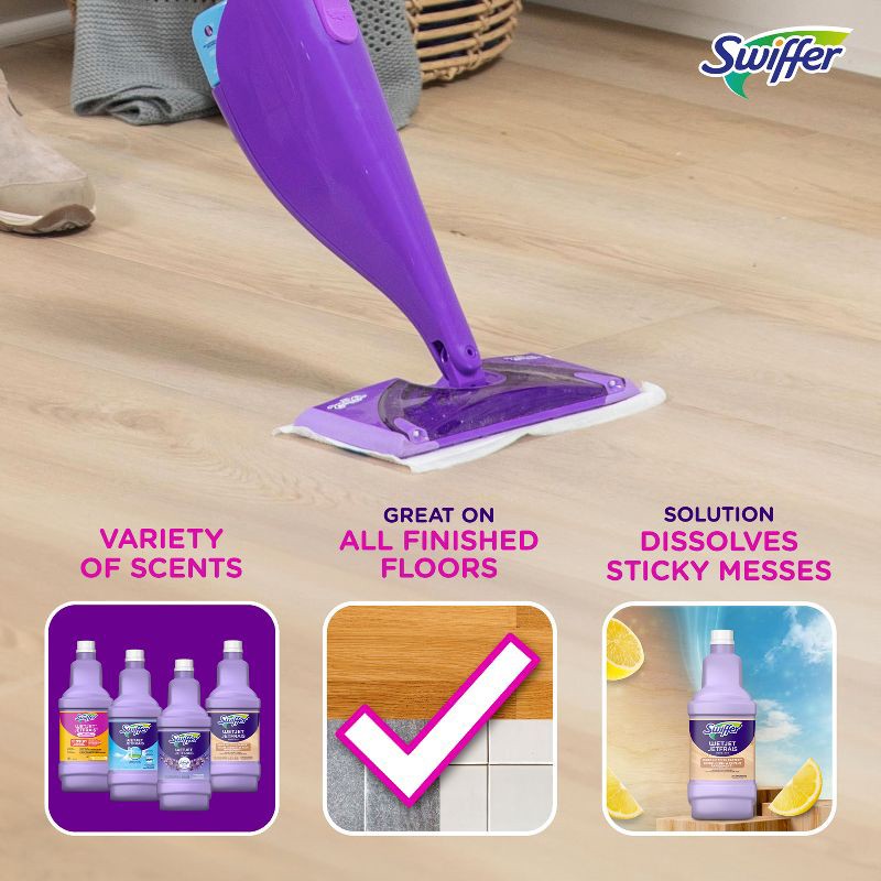 slide 2 of 7, Swiffer WetJet Liquid Refill - Wood - 84.4 fl oz/2ct, 84.4 fl oz, 2 ct