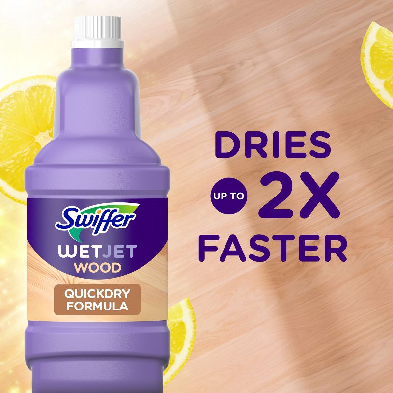 slide 3 of 7, Swiffer WetJet Liquid Refill - Wood - 84.4 fl oz/2ct, 84.4 fl oz, 2 ct