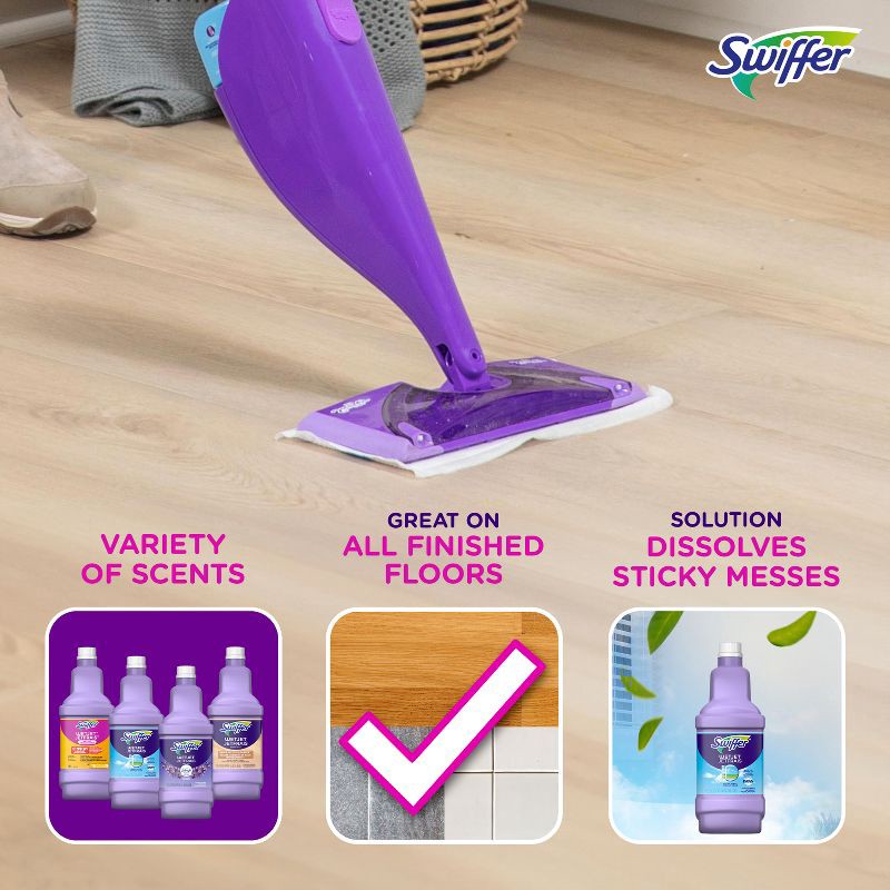 slide 2 of 11, Swiffer Wet Jet Multi-Purpose Cleaner - Fresh - 84.4 fl oz/2ct, 84.4 fl oz, 2 ct