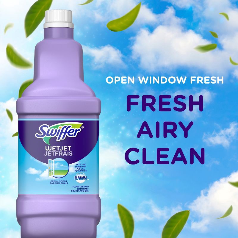 slide 3 of 11, Swiffer Wet Jet Multi-Purpose Cleaner - Fresh - 84.4 fl oz/2ct, 84.4 fl oz, 2 ct
