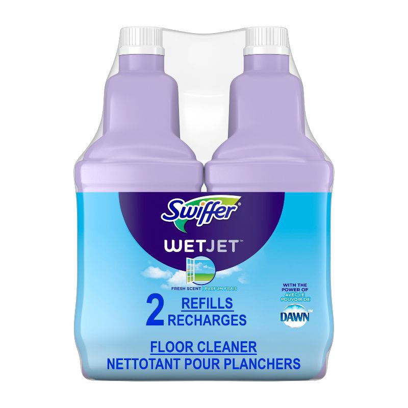 slide 1 of 8, Swiffer Wet Jet Multi-Purpose Cleaner - Fresh - 84.4 fl oz/2ct, 84.4 fl oz, 2 ct