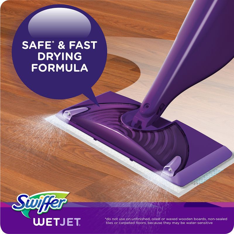 slide 5 of 8, Swiffer Wet Jet Multi-Purpose Cleaner - Fresh - 84.4 fl oz/2ct, 84.4 fl oz, 2 ct