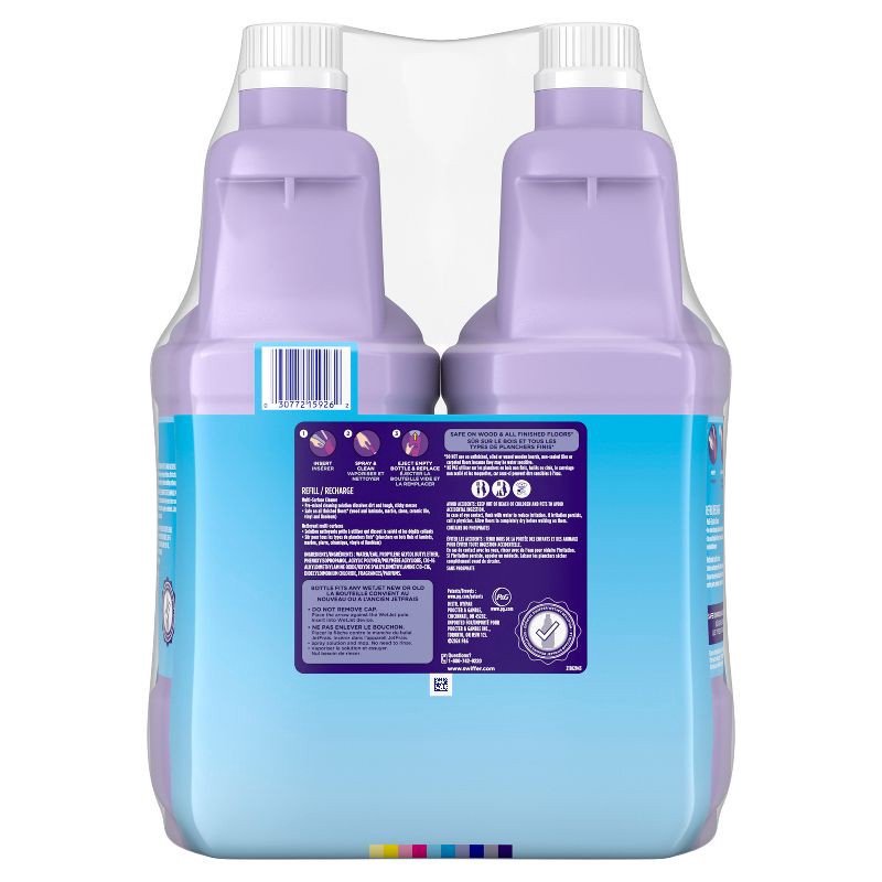 slide 11 of 11, Swiffer Wet Jet Multi-Purpose Cleaner - Fresh - 84.4 fl oz/2ct, 84.4 fl oz, 2 ct
