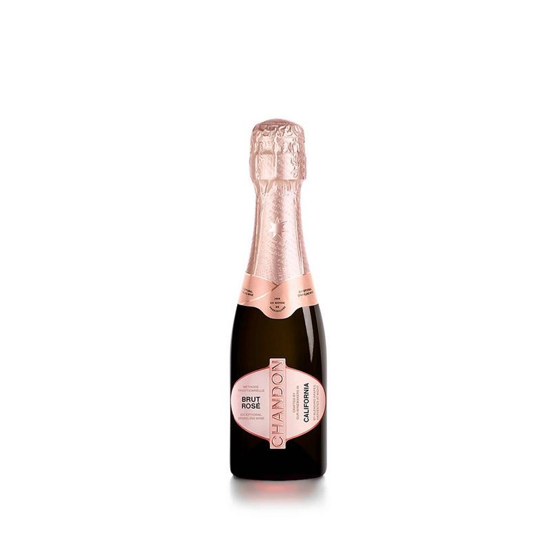 slide 1 of 4, Chandon Rosé Sparkling Wine - 187ml Mini Bottle, 187 ml
