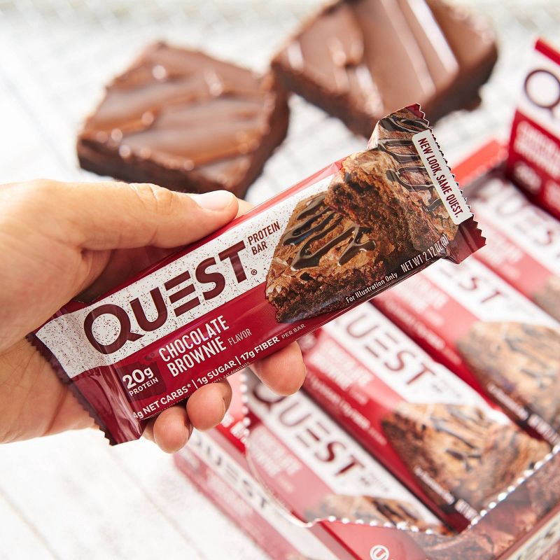 slide 5 of 6, Quest Nutrition 20g Protein Bar - Chocolate Brownie - 4ct, 20 gram, 4 ct