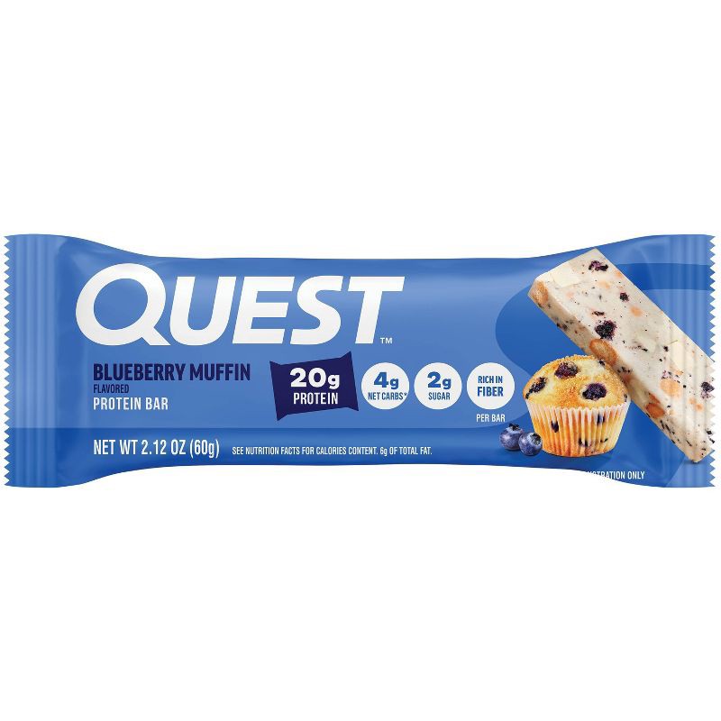 slide 2 of 7, Quest Nutrition Nutrition Protein Bar - Blueberry Muffin - 4ct, 4 ct