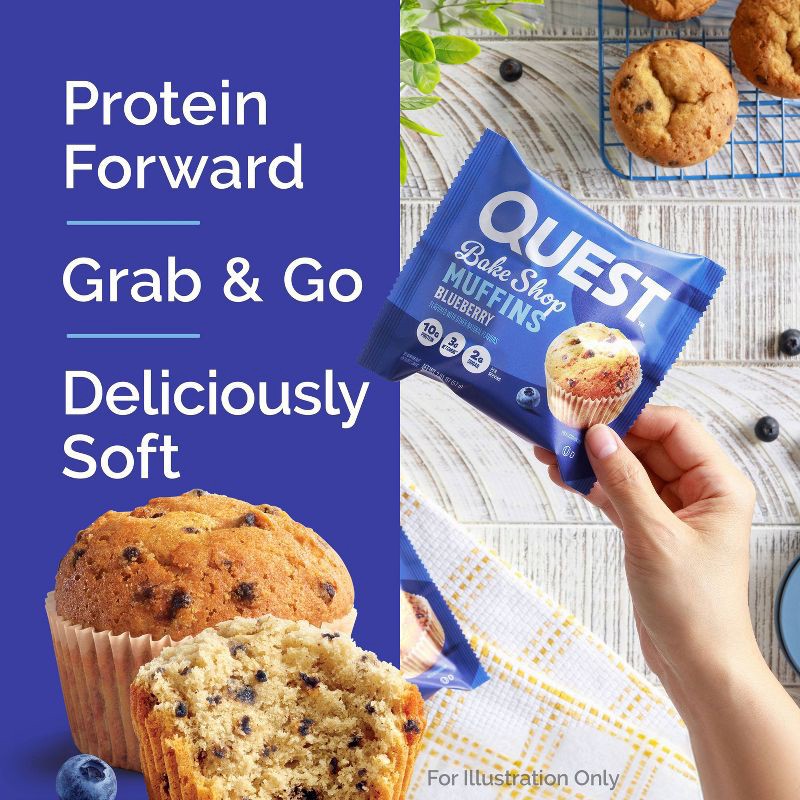 slide 4 of 7, Quest Nutrition Nutrition Protein Bar - Blueberry Muffin - 4ct, 4 ct