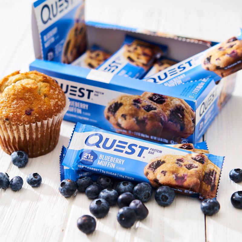 slide 5 of 7, Quest Nutrition Nutrition Protein Bar - Blueberry Muffin - 4ct, 4 ct