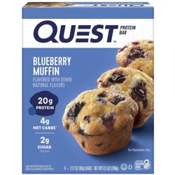 Quest Nutrition Nutrition Protein Bar - Blueberry Muffin - 4ct
