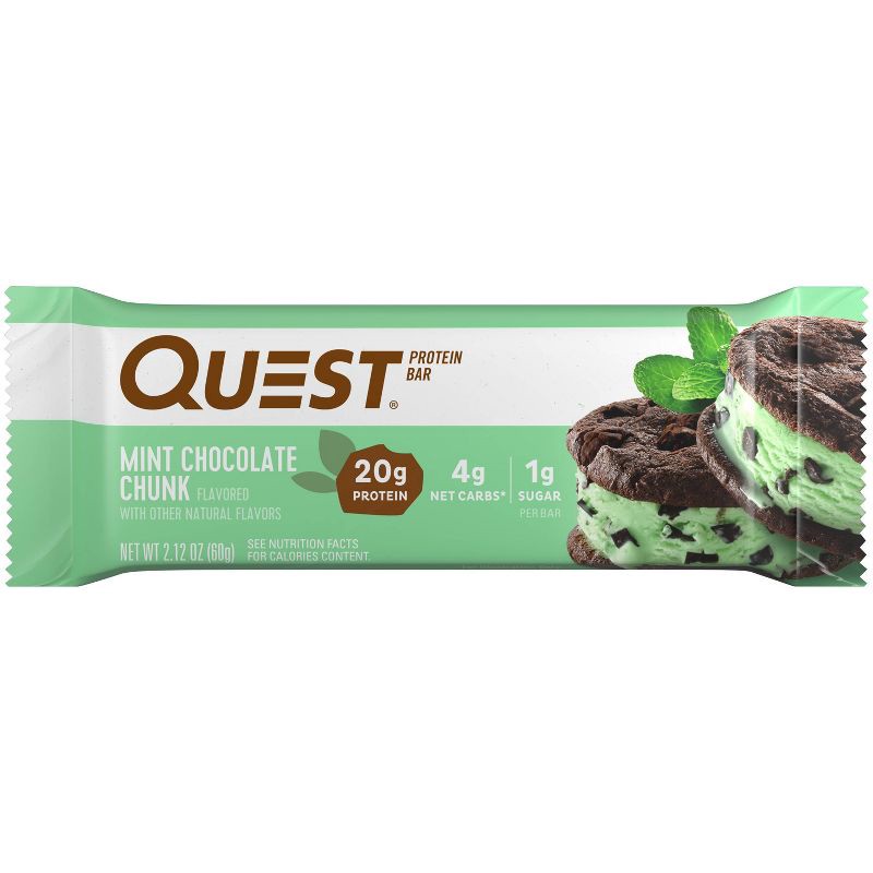 slide 2 of 4, Quest Nutrition Nutrition Protein Bar - Mint Chocolate Chunk - 4ct, 4 ct