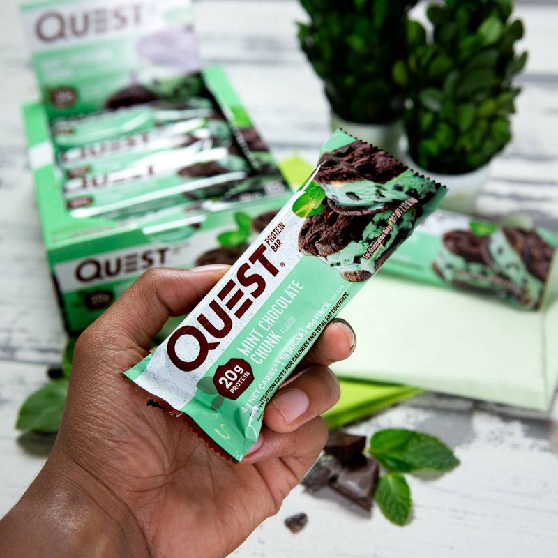 slide 4 of 4, Quest Nutrition Nutrition Protein Bar - Mint Chocolate Chunk - 4ct, 4 ct