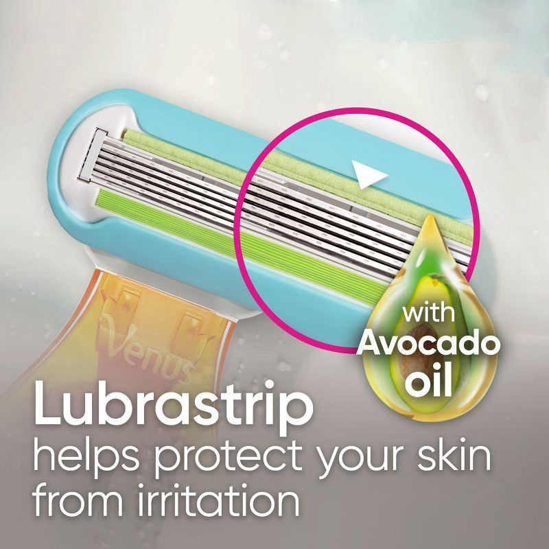 slide 6 of 9, Venus Mini Extra Smooth On The Go Women's Razor + 1 Razor Blade Refill + 1 Travel Case - Trial Size, 1 ct