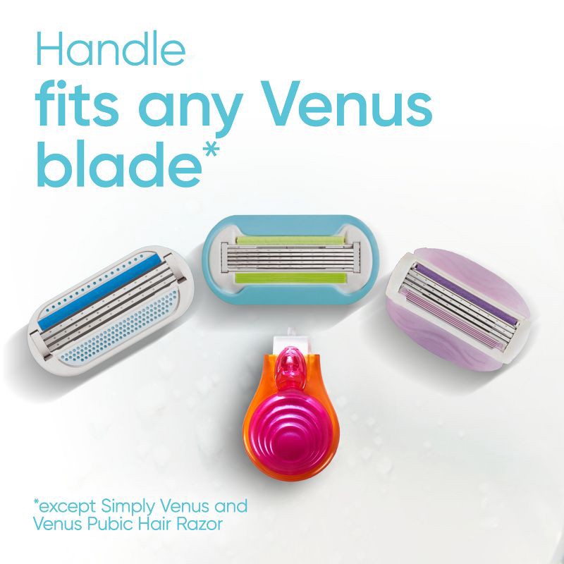 slide 8 of 15, Venus Mini Extra Smooth On The Go Women's Razor + 1 Razor Blade Refill + 1 Travel Case - Trial Size, 1 ct