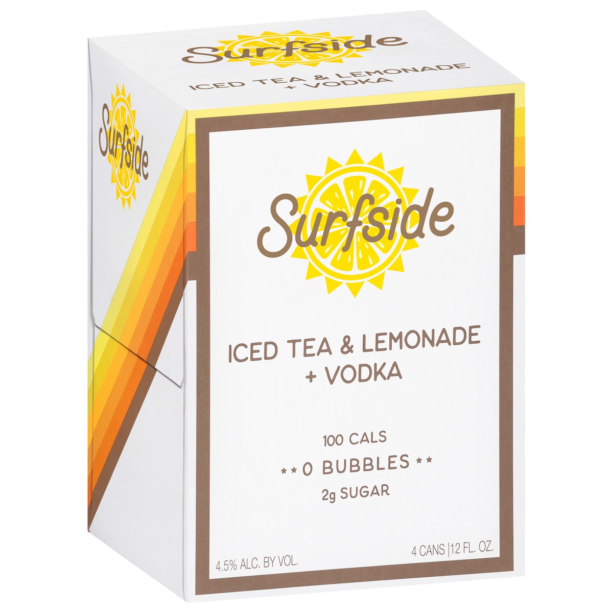 slide 6 of 13, Surfside Iced Tea & Lemonade + Vodka 4 - 12 fl oz Cans, 4 ct
