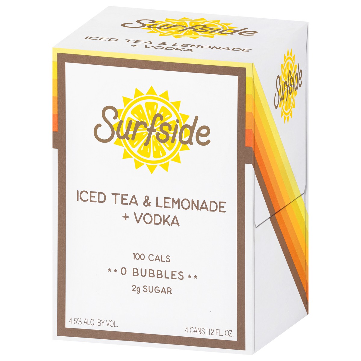slide 7 of 13, Surfside Iced Tea & Lemonade + Vodka 4 - 12 fl oz Cans, 4 ct