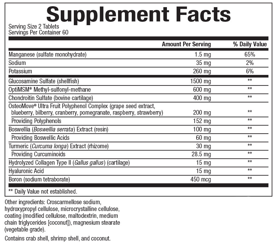 slide 2 of 2, Natural Factors OsteoMove 120 ea, 120 ct