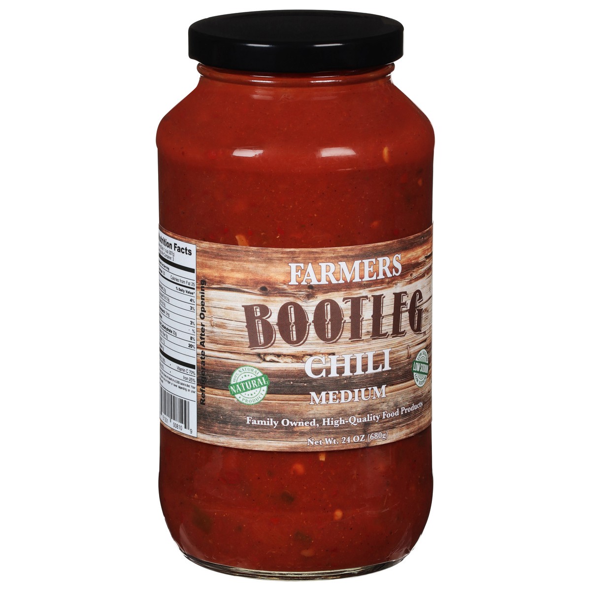slide 9 of 9, Farmers Bootleg Medium Chili 24 oz, 24 oz