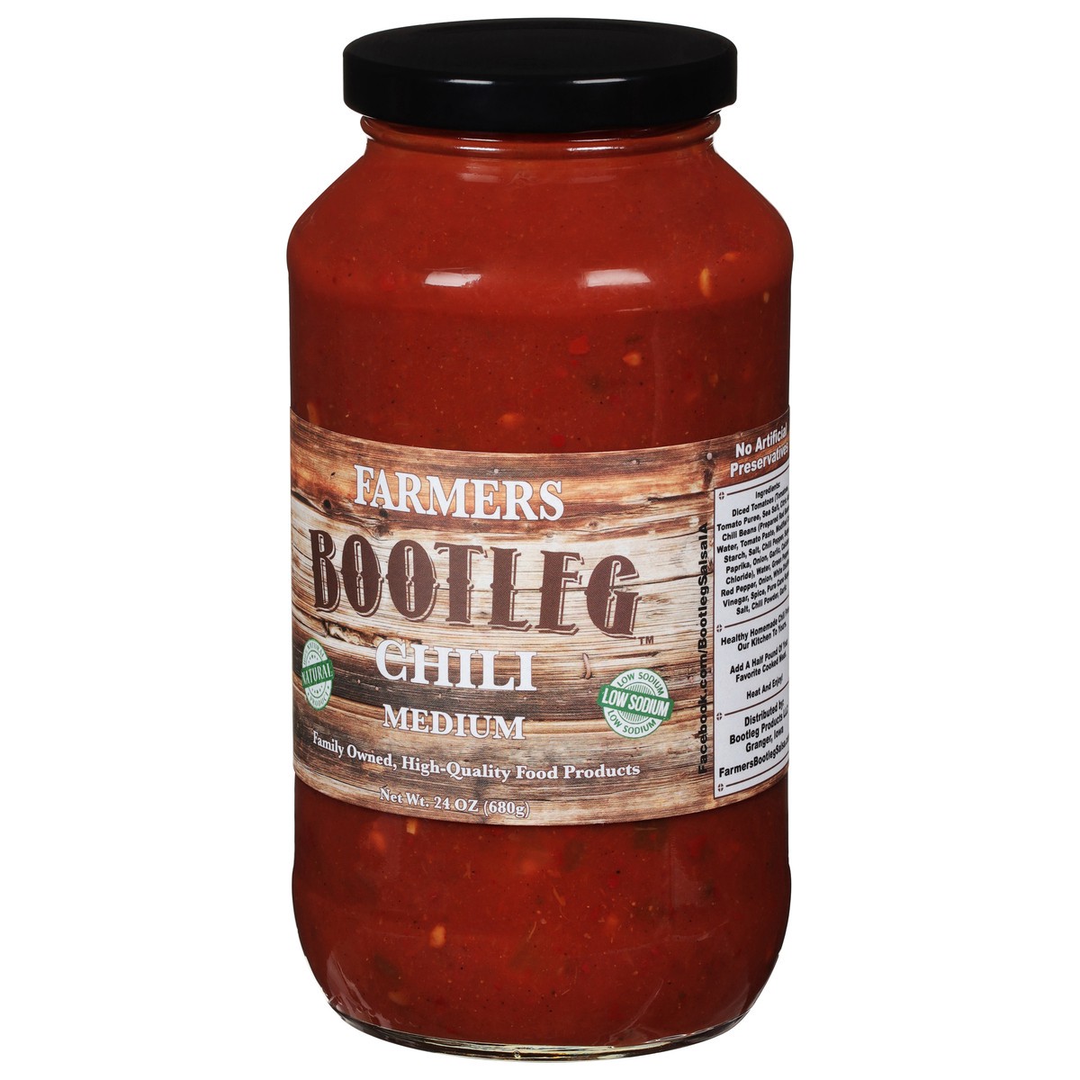 slide 7 of 9, Farmers Bootleg Medium Chili 24 oz, 24 oz