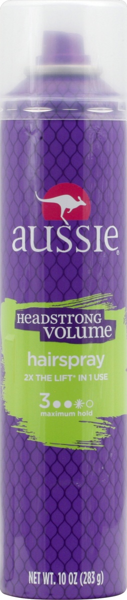 slide 3 of 7, Aussie Hairspray Aussome Volume, 10 oz