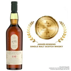 Lagavulin 16yr Islay Single Malt Scotch Whisky - 750ml Bottle