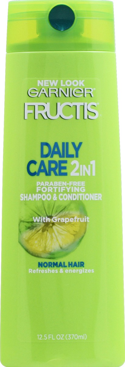 slide 4 of 7, Garnier Daily Care 2-In-1 Grapefruit Shampoo & Conditioner, 12.5 fl oz