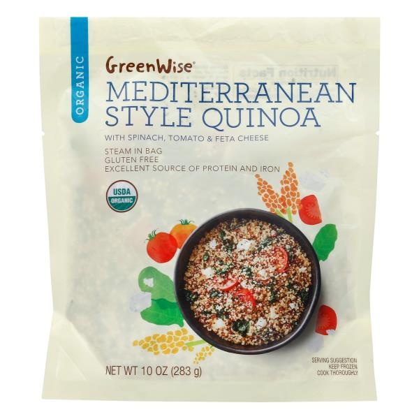 slide 1 of 1, GreenWise Quinoa, Organic, Mediterranean Style, 10 oz