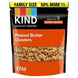 KIND Peanut Butter Whole Grain Clusters Granola - 17oz