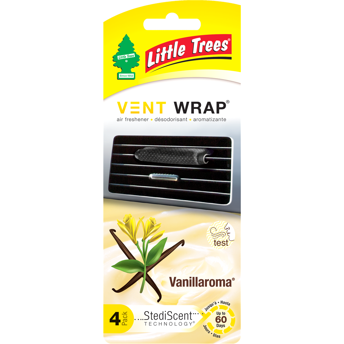 slide 1 of 1, Little Trees Air Freshener 4 ea, 4 ct