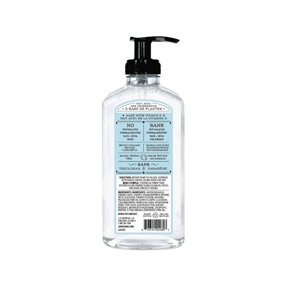 slide 3 of 3, J.R. Watkins Ocean Breeze Liquid Hand Soap, 11 oz