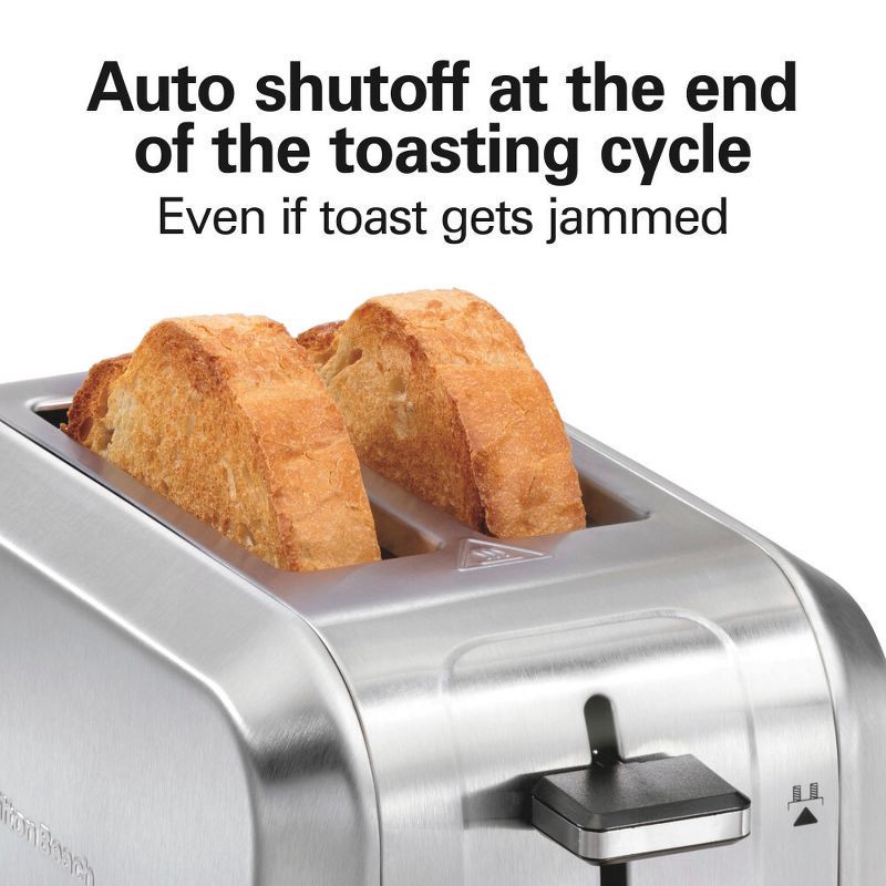 slide 6 of 11, Hamilton Beach 2 Slice Toaster - Stainless Steel: Bagel & Bread Toaster, High-Lift, Adjustable Browning, Kitchen Deals, 1 ct