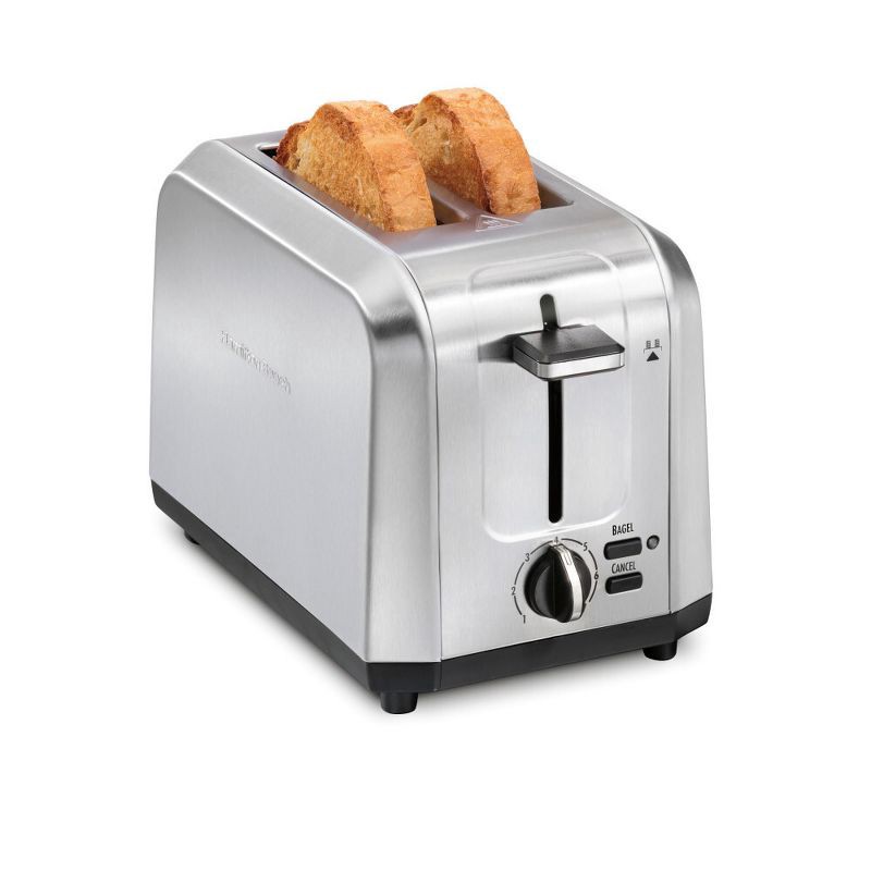 slide 10 of 11, Hamilton Beach 2 Slice Toaster - Stainless Steel: Bagel & Bread Toaster, High-Lift, Adjustable Browning, Kitchen Deals, 1 ct
