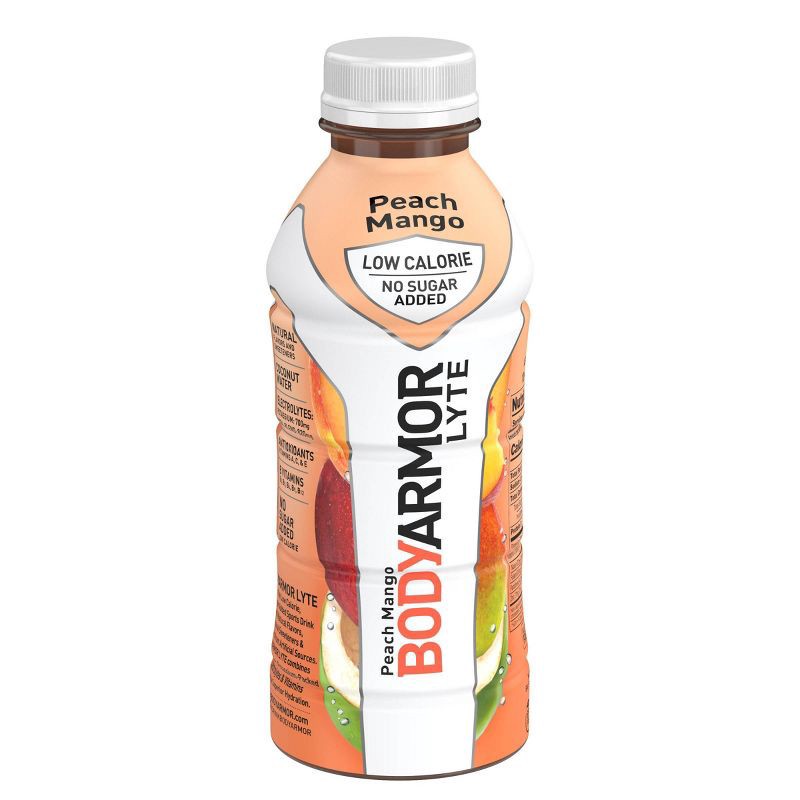 slide 6 of 6, BODYARMOR LYTE Peach Mango - 16 fl oz Bottle, 16 fl oz