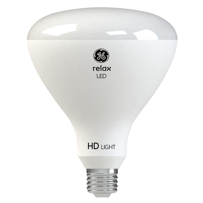 slide 5 of 7, GE Household Lighting GE 65W Relax BR40 LED Indoor Floodlight Bulb Soft White, 1 ct