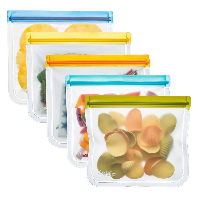 Reusable Food Storage Bags -15pc Variety Pack/5ct Each - Up & Up™ : Target