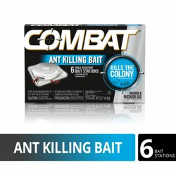 Combat Ant Killing Bait Station for Indoor and Outdoor Use, Child-Resistant