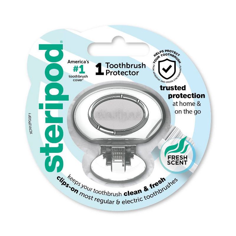 slide 2 of 8, Steripod Toothbrush Cover - Trial Size - 1ct, 1 ct