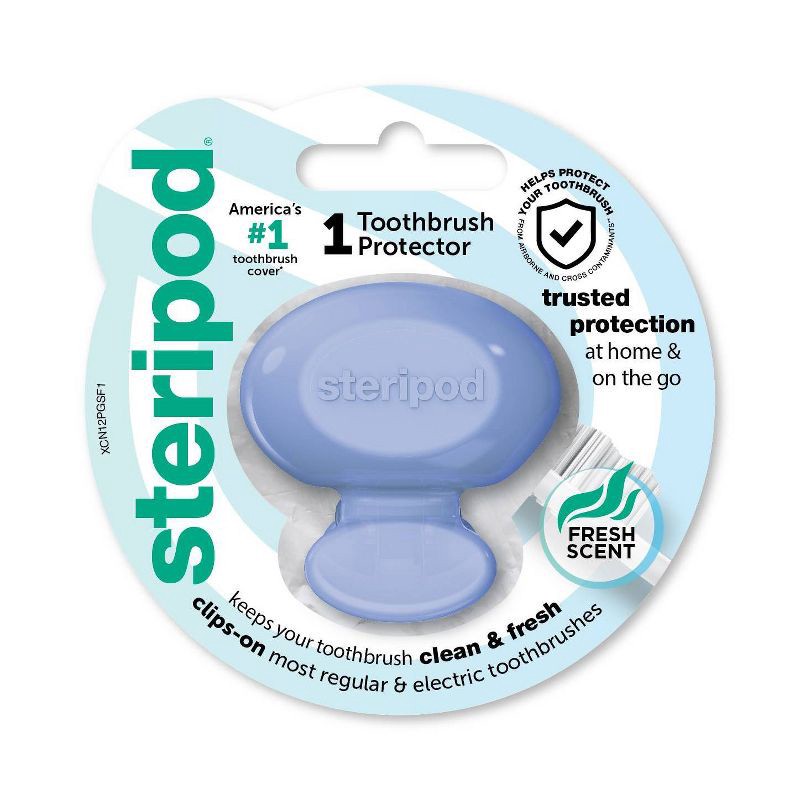 slide 1 of 8, Steripod Toothbrush Cover - Trial Size - 1ct, 1 ct