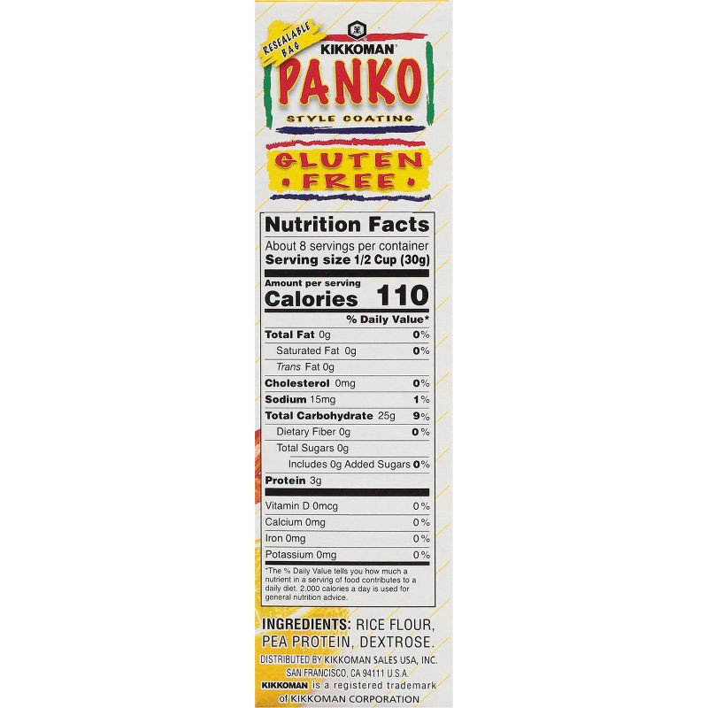 slide 6 of 6, Kikkoman Gluten Free Panko Japanese Style Bread Crumbs - 8oz, 8 oz