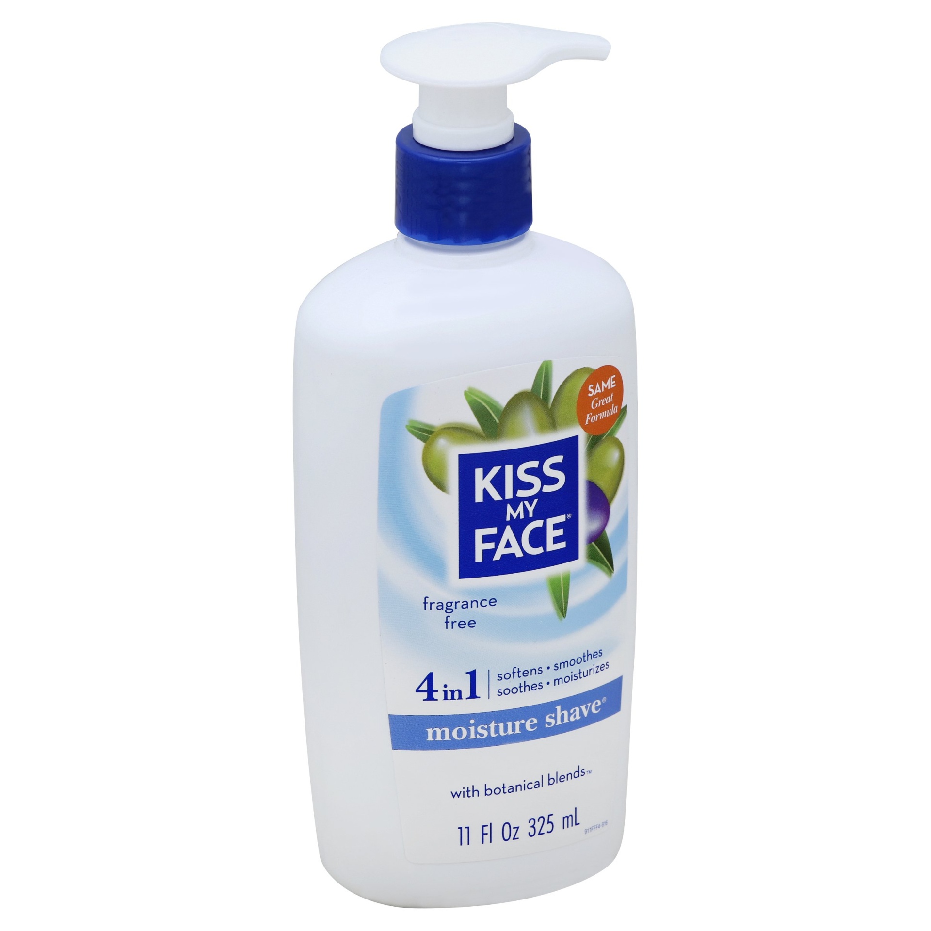 slide 1 of 2, Kiss My Face 4 in 1 Moisture Shave, 11 fl oz