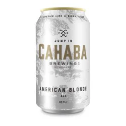 Cahaba Brewing Co Cahaba American Blonde Ale Beer - 6pk/12 fl oz Cans