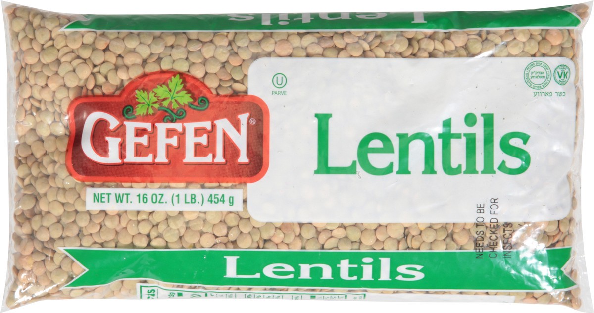 slide 9 of 9, Gefen Lentils 16 oz, 16 oz