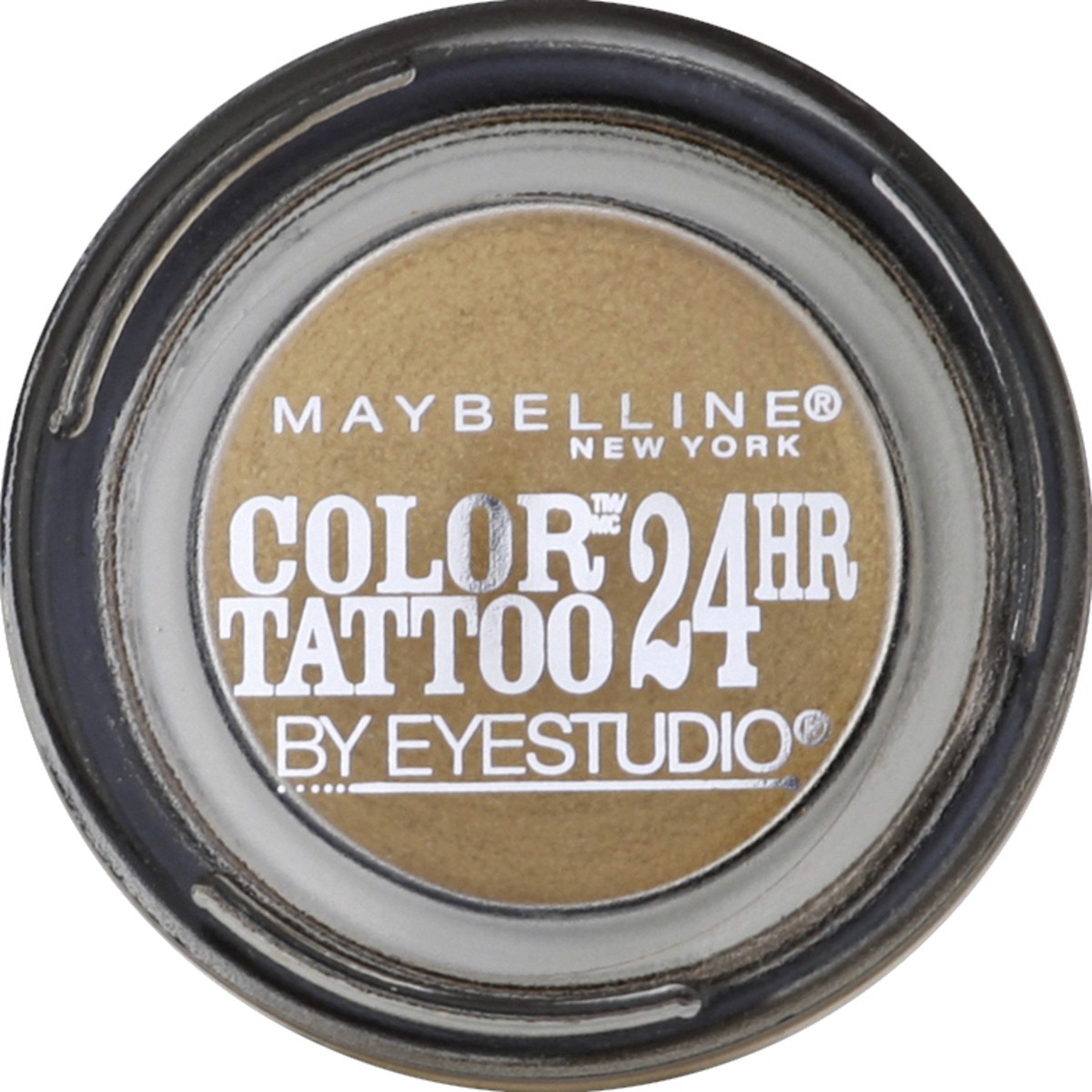 slide 3 of 3, Maybelline New York Eye Studio Color Tattoo 24HR Cream Gel Eyeshadow Bold Gold, 1 ct