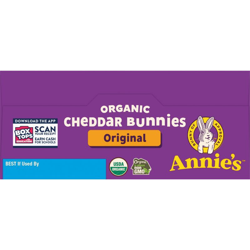slide 5 of 8, Annie's Organic Cheddar Bunnies Baked Snack Crackers - 7.5oz, 7.5 oz
