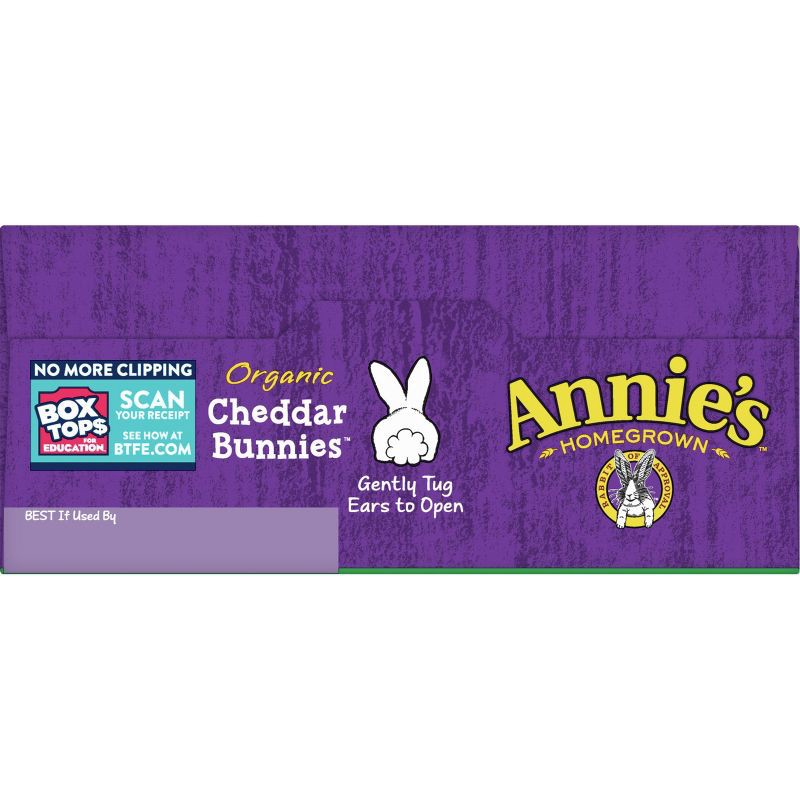 slide 7 of 8, Annie's Organic Cheddar Bunnies Baked Snack Crackers - 7.5oz, 7.5 oz