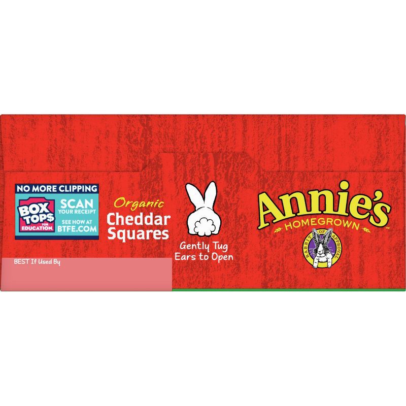 slide 9 of 10, Annie's Cheddar Squares Baked Snack Crackers - 7.5oz, 7.5 oz