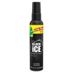 Little Trees 3.5 fl oz Ice Pump Spray Black Ice: Car Freshener Spray, Disposable Air Freshener, Scented Car Supplies