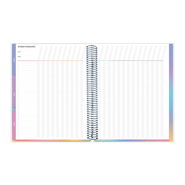 slide 6 of 10, 2025-2026 Blue Sky Weekly/Monthly Academic Planner, 8-1/2"" x 11"", Audette Cool, July 2025 To June 2026, 153591, 1 ct